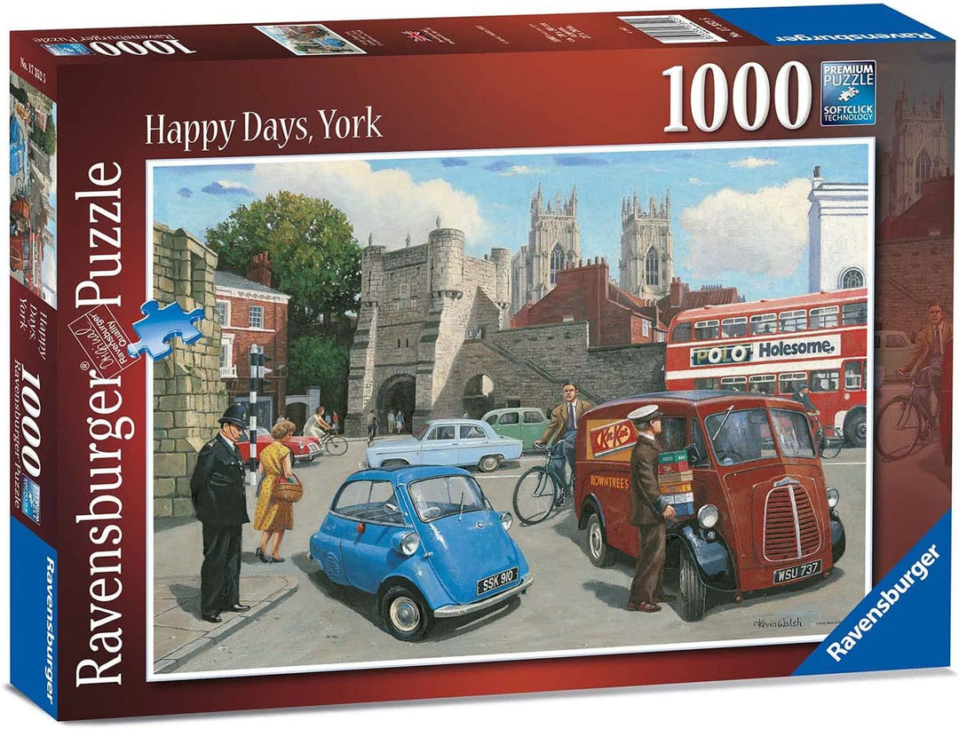 Ravensburger Happy Days York 1000 Piece Jigsaw Puzzle - Premium Quality Puzzle for Adults & Teens 12+