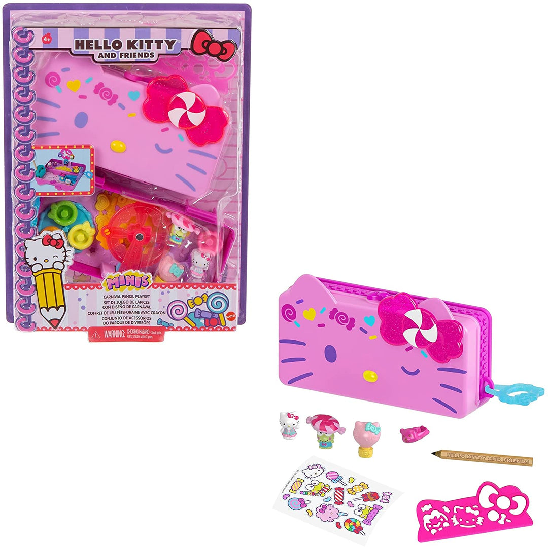 Hello Kitty Sanrio GVC41 Hello Kitty and Friends Carnival Pencil Playset
