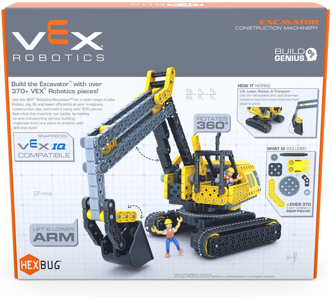 HEXBUG VEX Robotics Bagger, baubares Konstruktionsspielzeug, Geschenk für Jungen und Mädchen