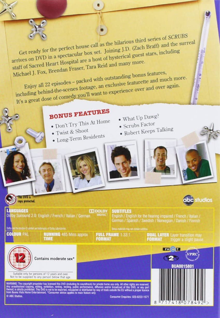 Scrubs – Komplette Sammlung: Staffel 1–9 – Sitcom [DVD]