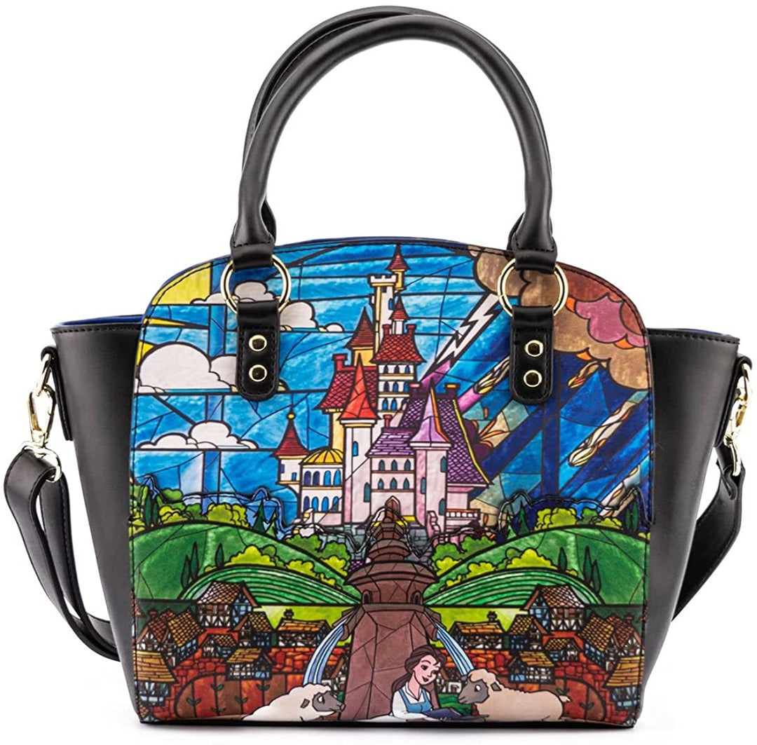 Loungefly x Disney Beauty and the Beast Princess Castle Series Crossbody Purse