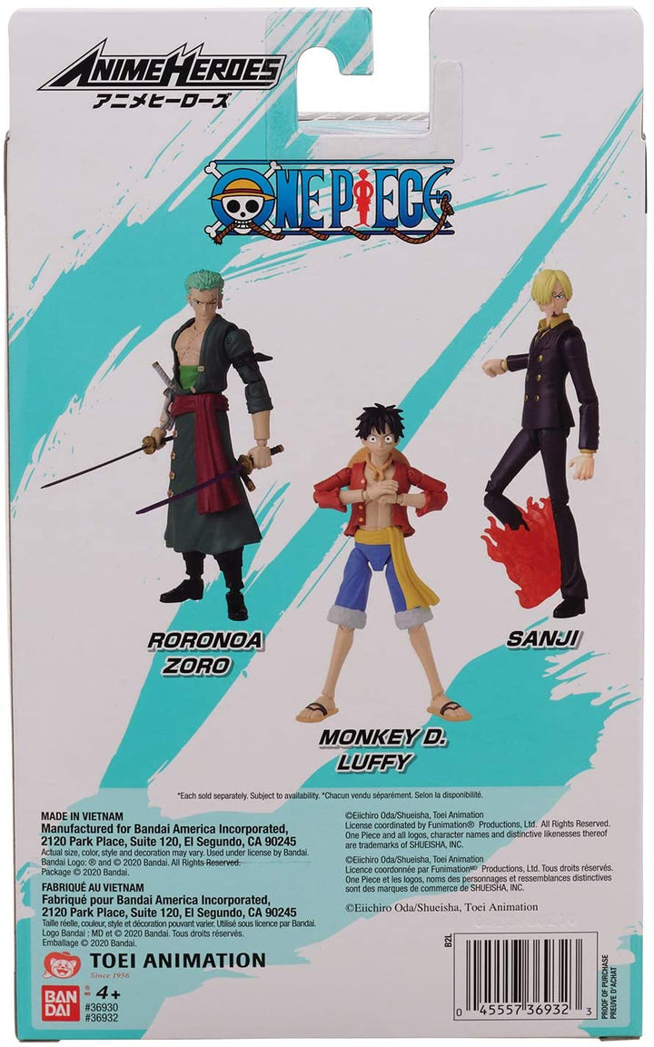 Anime Heroes – One Piece – Roronoa Zoro Action Figure 36932,various