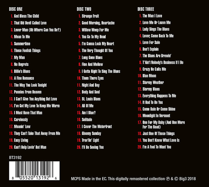 Billie Holiday – 60 wesentliche Aufnahmen [Audio-CD]