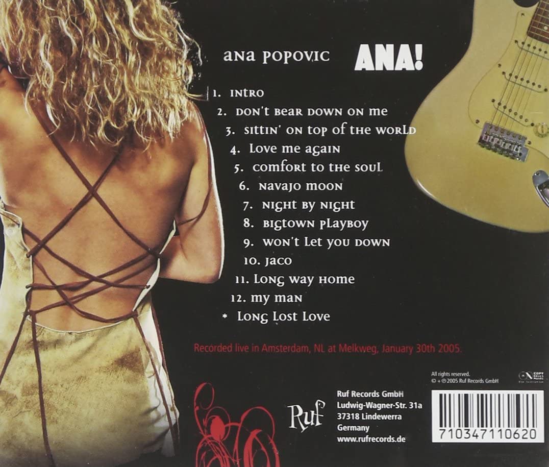Ana Popovic - Ana! [Audio-CD]