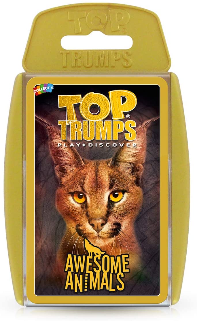 Awesome Animals Top Trumps Card Game