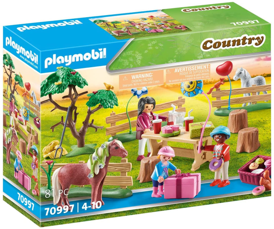 Playmobil Country 70997 Pony Farm Geburtstagsparty