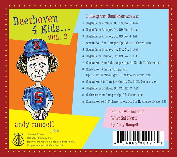Beethoven 4 Kinder Vol. 2 [Andy Rangell] [Steinway &amp; Sons: STNS 30177] [Audio CD]
