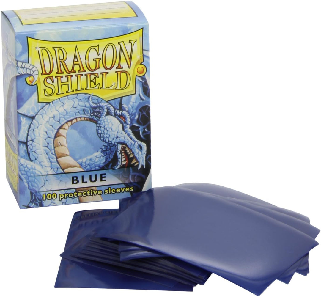 Dragon Shield Sleeves - BLUE - Standard Size Deck Protectors (100 ct) Arcane Tinmen