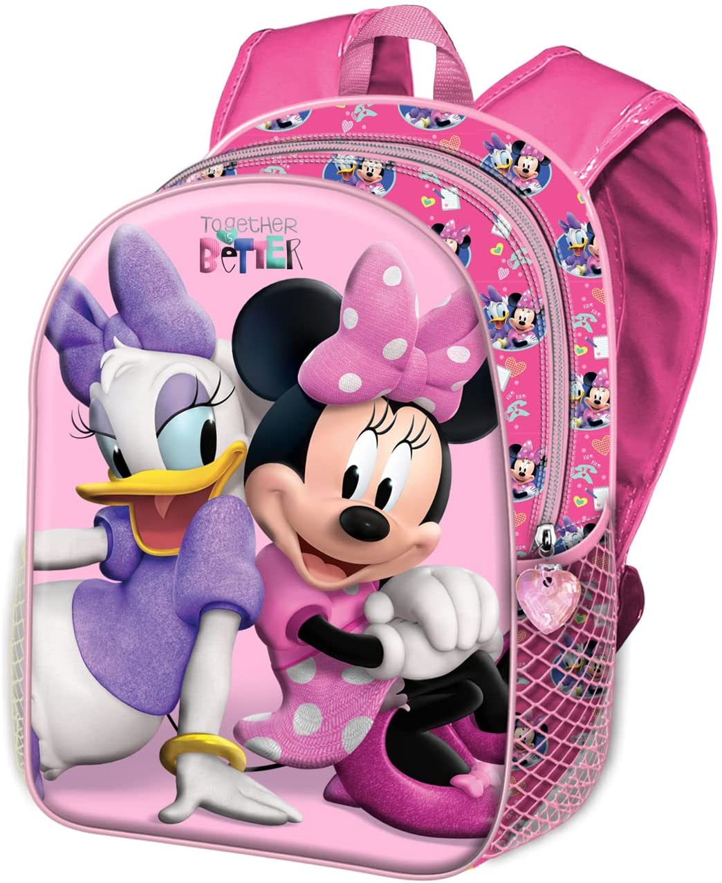 Daisy Duck Sisters – Kleiner 3D-Rucksack, Pink