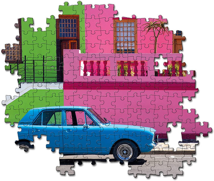 Clementoni – 35076 – Sammelpuzzle – Das blaue Auto – 500 Teile – hergestellt in Italien