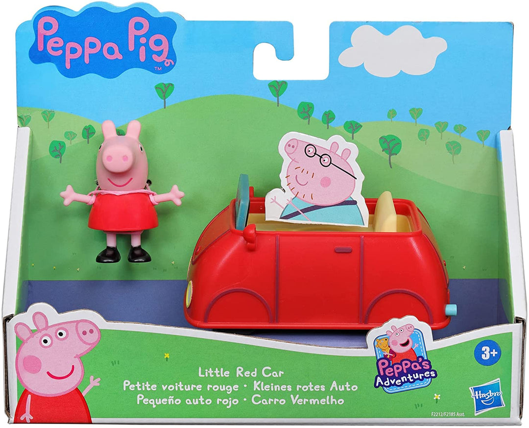 Peppa Pig F22125X1 Peppa’s Adventures Vehicles Little Red Car Toy with Figure, A