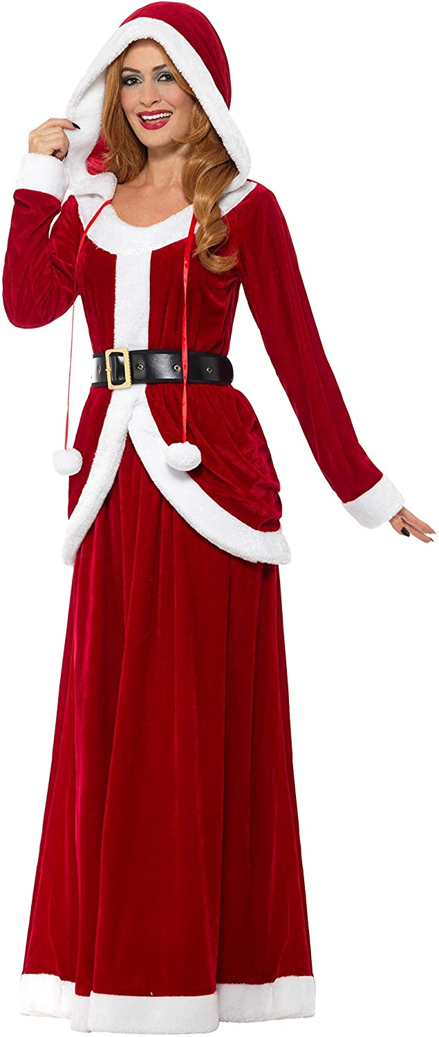 Smiffys Deluxe Ms Claus Costume Size 12-14