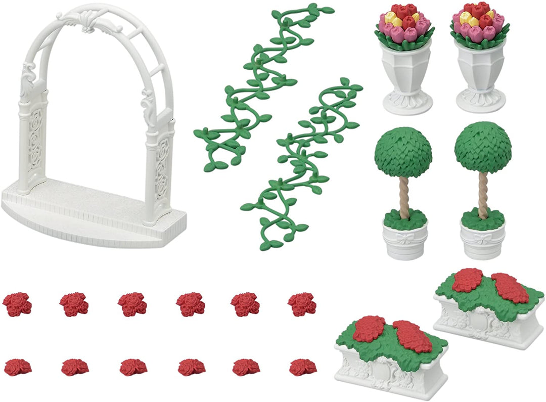 Sylvanian Families 5361 Ensemble de jardin floral, multicolore