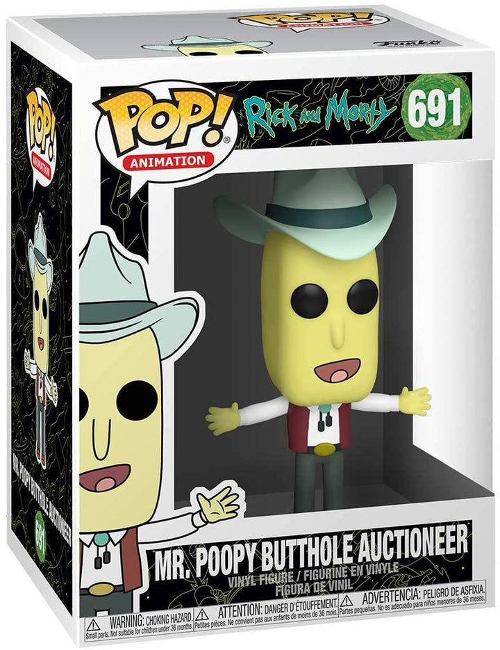 Rick and Morty Mr. Poopy Butthole (Auctioneer) Funko 45439 Pop! Vinyl #691