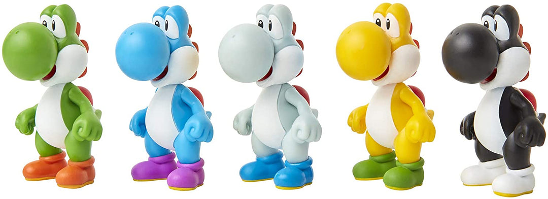 Super Mario Yoshi Multi Pack Exclusive 2.5-Inch Mini Figure 5-Pack