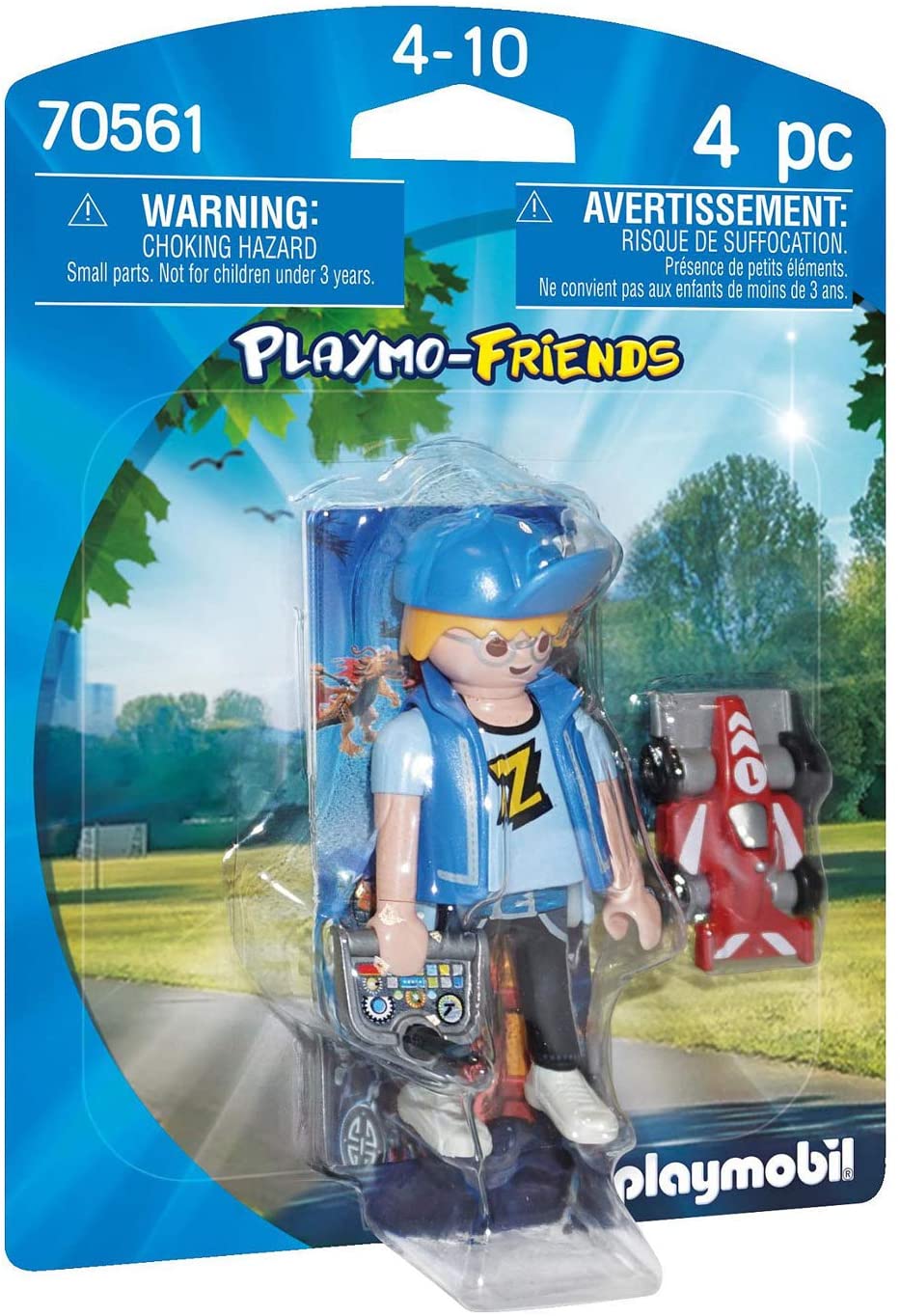 Playmobil 70561 Playmo Friends Ragazzo con auto radiocomandata per bambini dai 4 anni in su