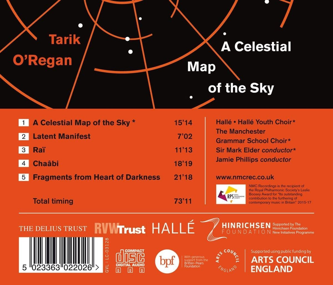 Tarik O'Regan: A Celestial Map of the Sky [Audio CD]