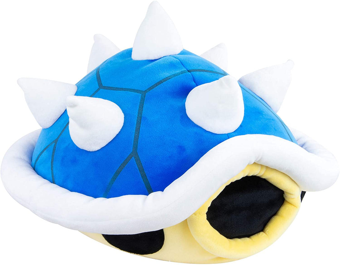 Club Mocchi Mocchi T12956 Mario Kart Mochi 40 cm Super Bros 40 cm Spiny Blue Shell Extra großer Plüsch, mehrfarbig