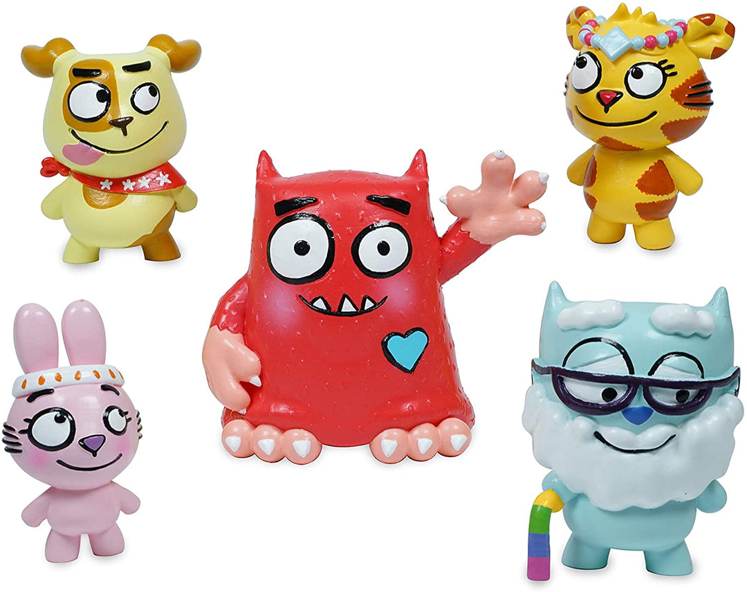 Love Monster 539 Friends Figurine Set, Multicoloured, 2205 EA Fluffytown