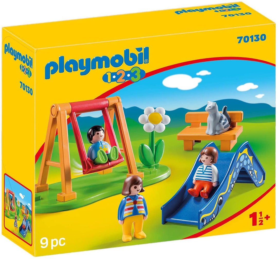 Playmobil 1.2.3 70130 Parco giochi per bambini, per bambini di età compresa tra 1,5 e 4
