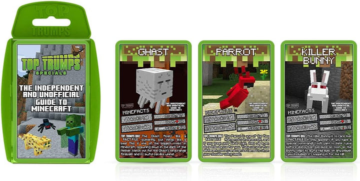 Unabhängiger und inoffizieller Leitfaden zum Minecraft Top Trumps Specials-Kartenspiel