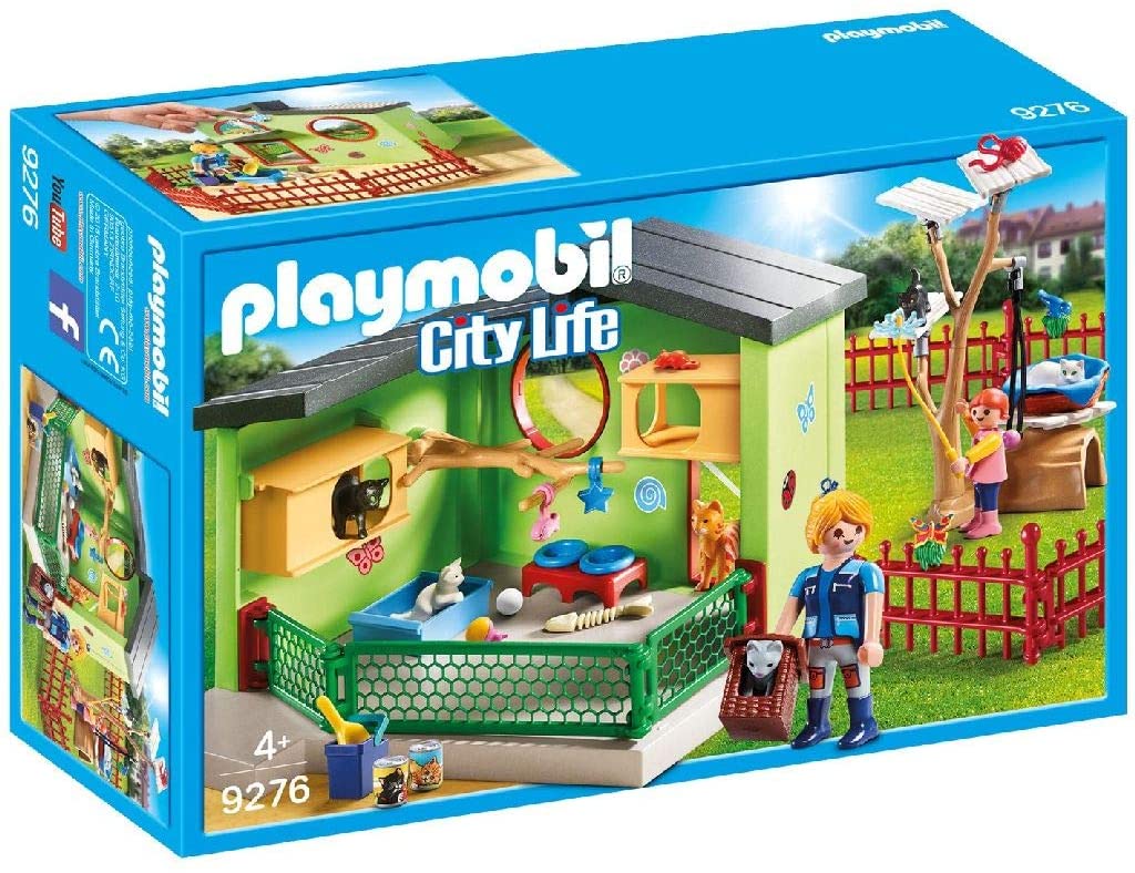 Playmobil 9276 City Life Purrfect Stay Pension pour chats pour enfants à partir de 4 ans