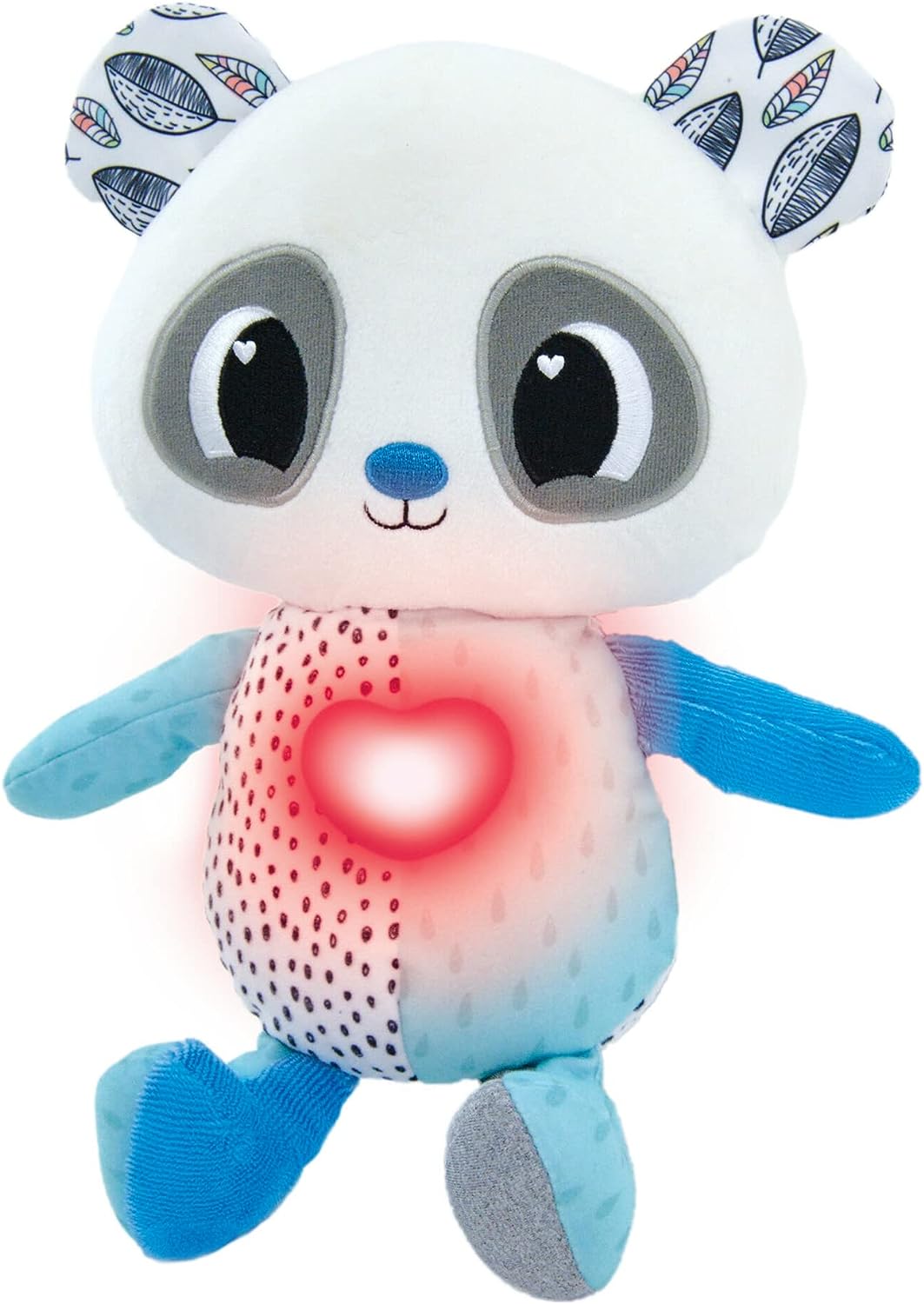 Lamaze Beruhigender Herz-Panda, beruhigendes Spielzeug zur Schlafenszeit, Spielzeug für Neugeborene, sensorisches Spielzeug
