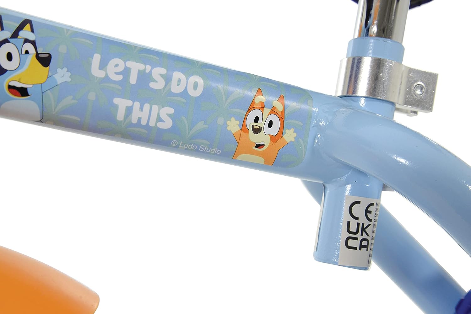 Bluey 2in1 10" Training Bike - Convertible Balance & Pedal Bike for Kids 13