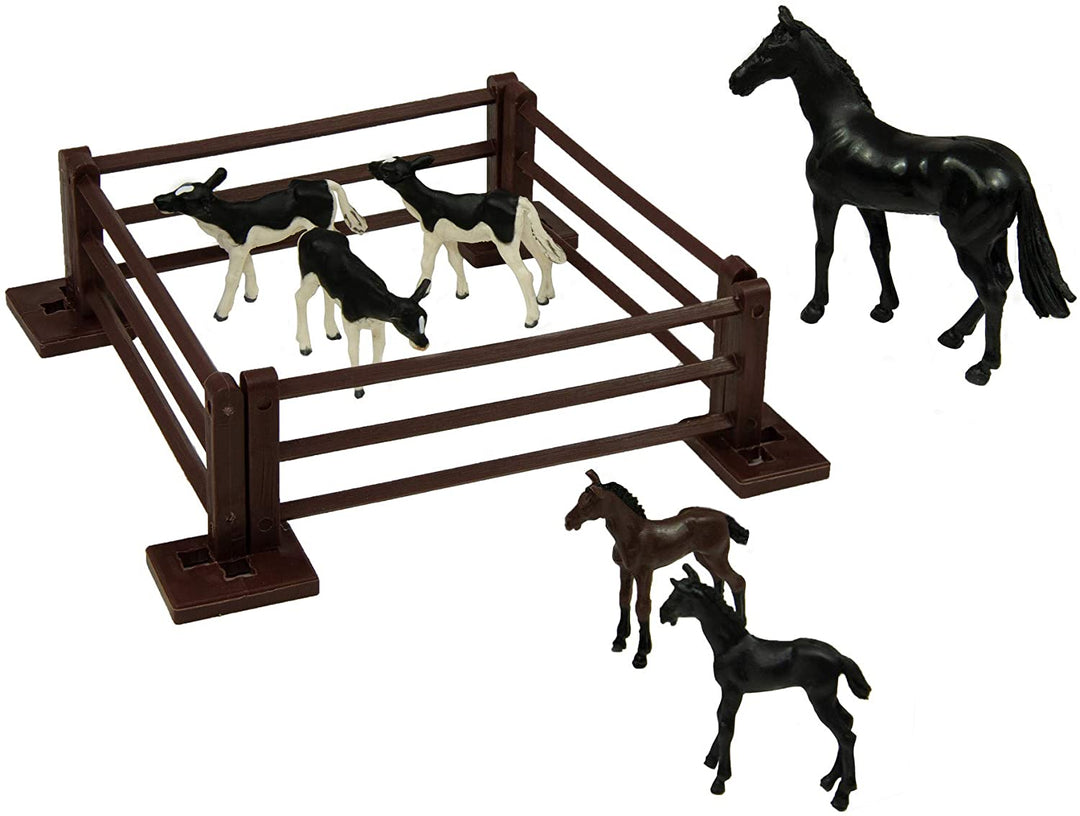 Britains 1:32 Baby Animal Farm Playset, Collectable Farmyard Animal Toys for Children