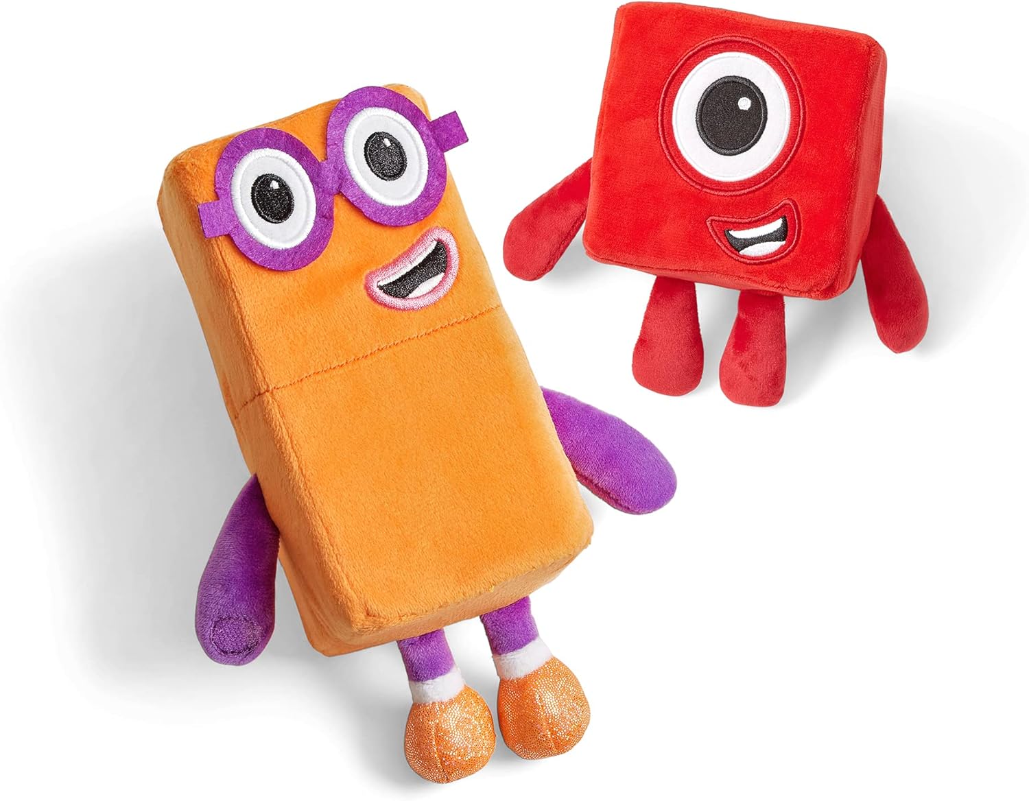 Numberblocks One und Two Playful Pals Plüschspielzeug – Weiche, taktile Stofftiere für Kleinkinder ab 18 Monaten 9