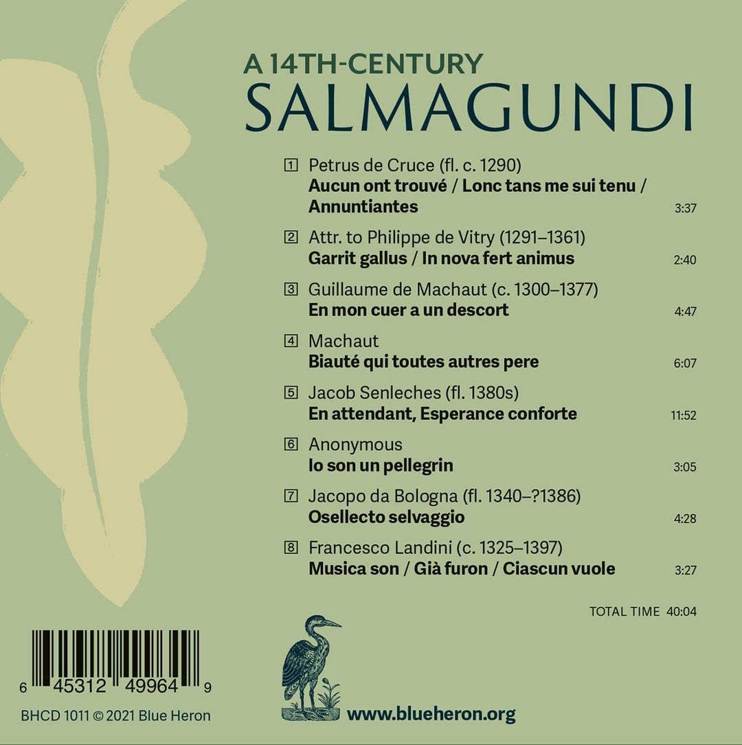 Blaureiher – Ein Salmagundi aus dem 14. Jahrhundert [Blaureiher; Scott Metcalfe] [Blue Heron: BH 1011] [Audio CD]