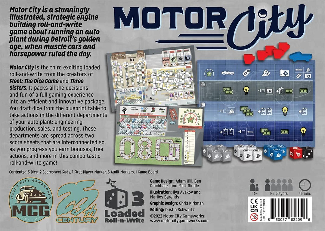 Motor City Brettspiel