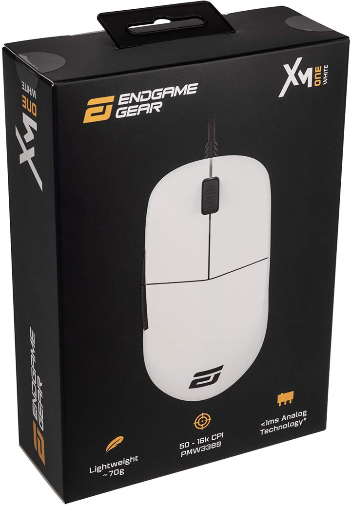 Endgame Gear XM1 USB Optische Esport-Performance-Gaming-Maus – Weiß 