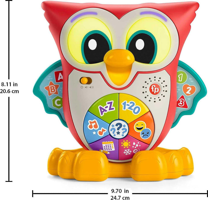 ?Fisher-Price Linkimals Light-Up & Learn Owl, interactive musical learning toy