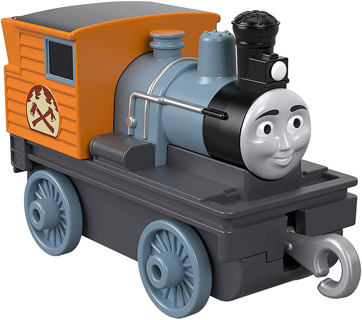 Thomas &amp; Friends GDJ44 Trackmaster Spingere lungo il motore del treno Bash Metal, multi-col