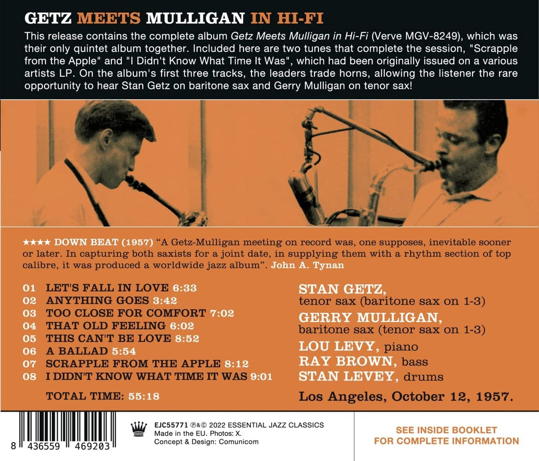 Getz Meets Mulligan – In Hi-Fi [Audio-CD]