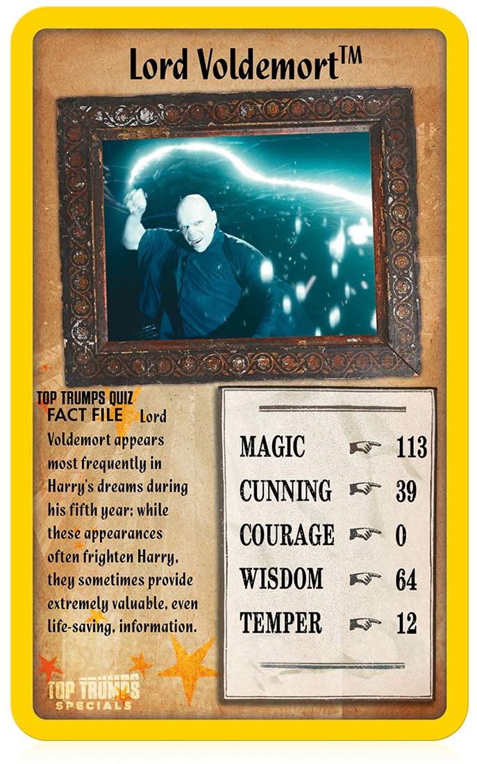 Harry Potter und der Orden des Phönix Top Trumps Specials Kartenspiel