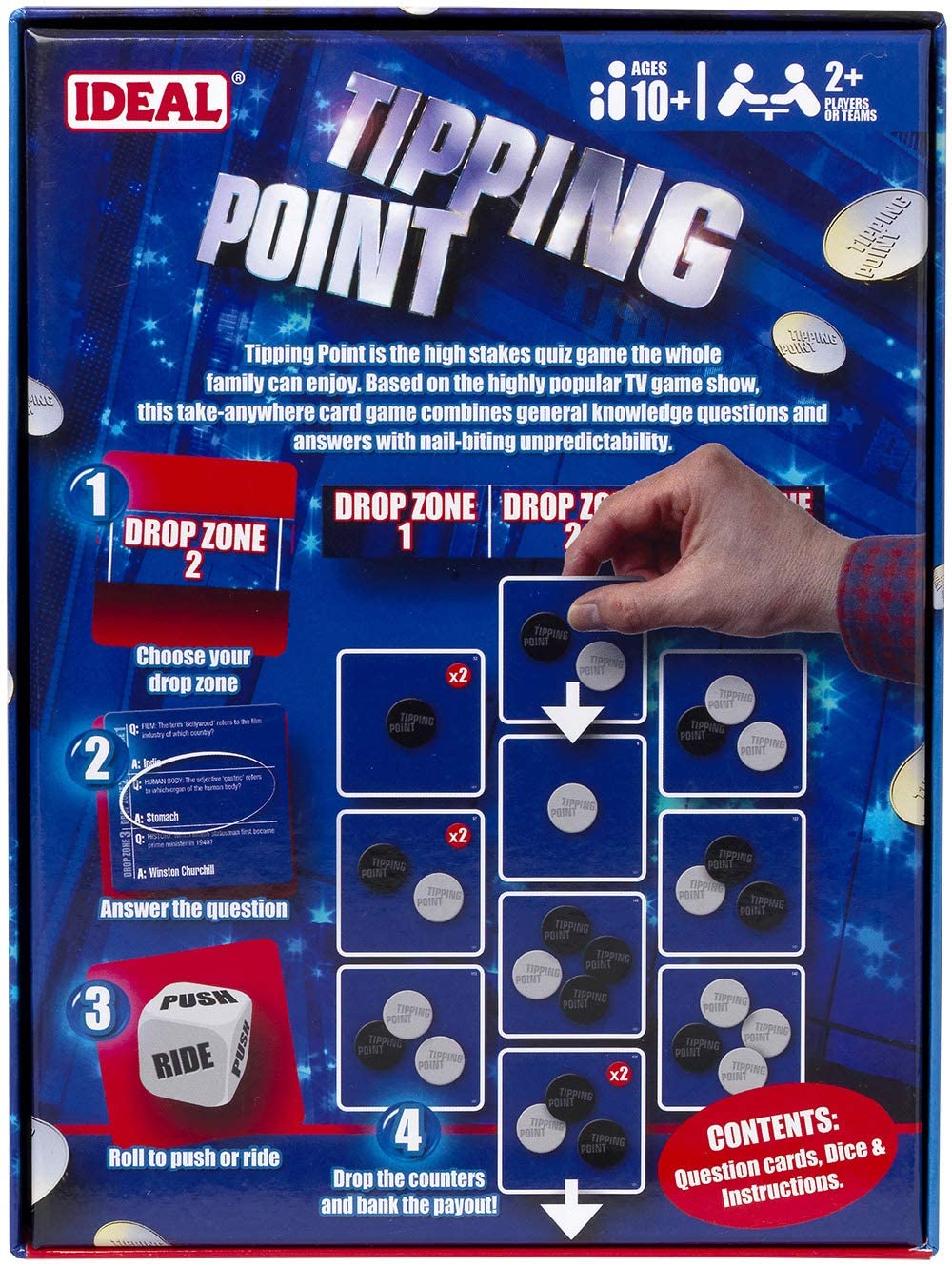 Ideal 10824 Tipping Point Card Game, Multi