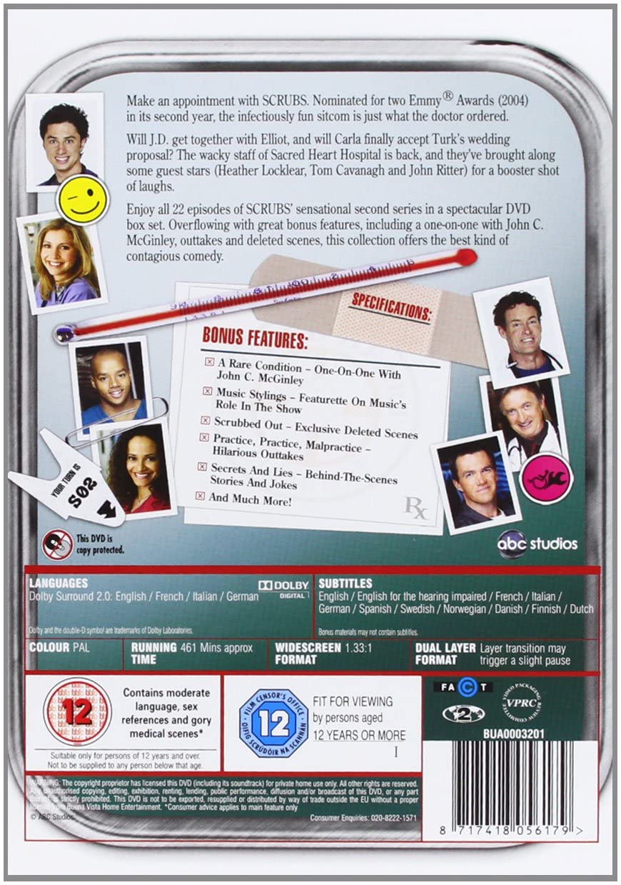 Scrubs – Komplette Sammlung: Staffel 1–9 – Sitcom [DVD]