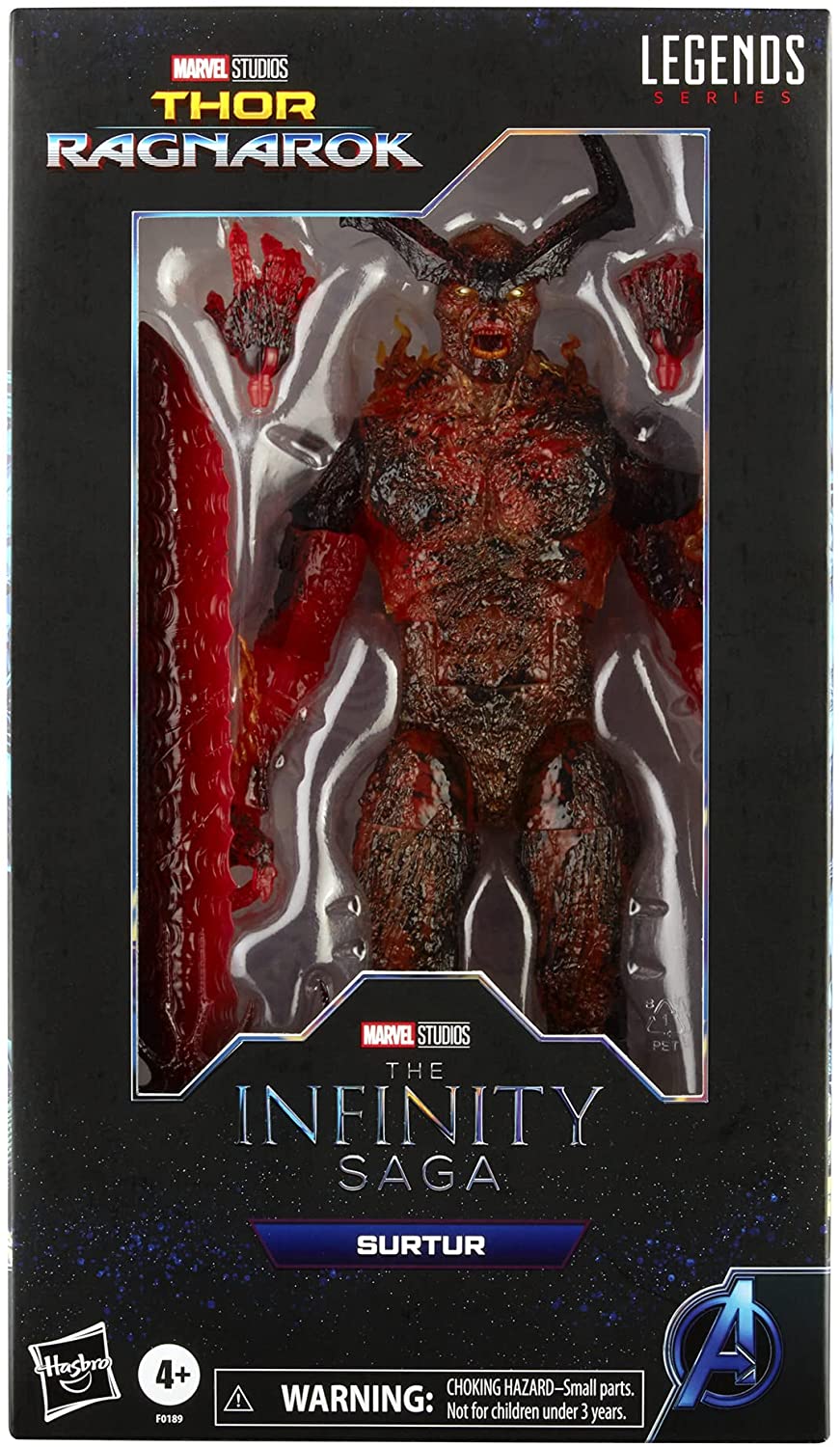 Hasbro Marvel Legends Series 15 cm großes Actionfiguren-Spielzeug Surtur, inklusive Premium-Design und 3 Zubehörteilen