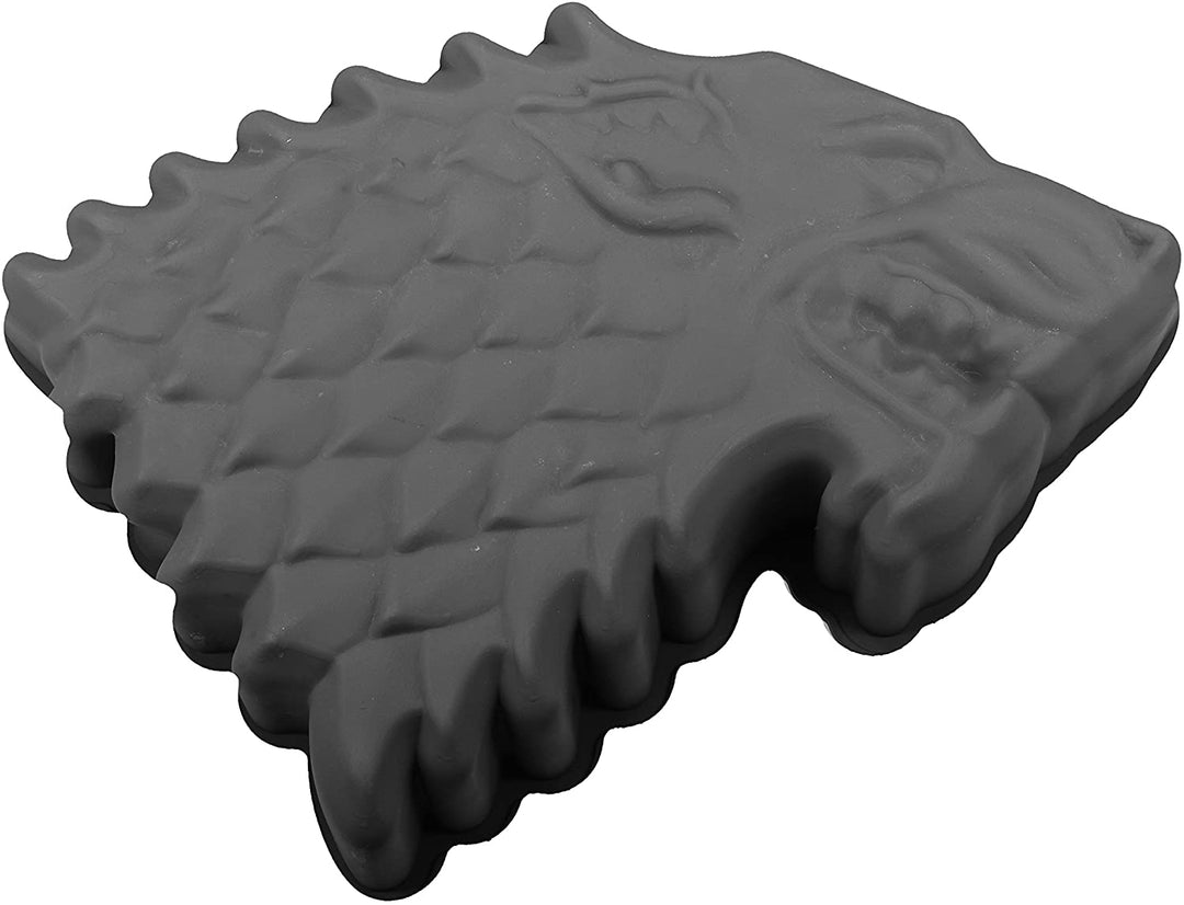SD Toys Game of Thrones Stark Moule à pâtisserie, Silicone, Gris, 27 x 30 x 7 cm