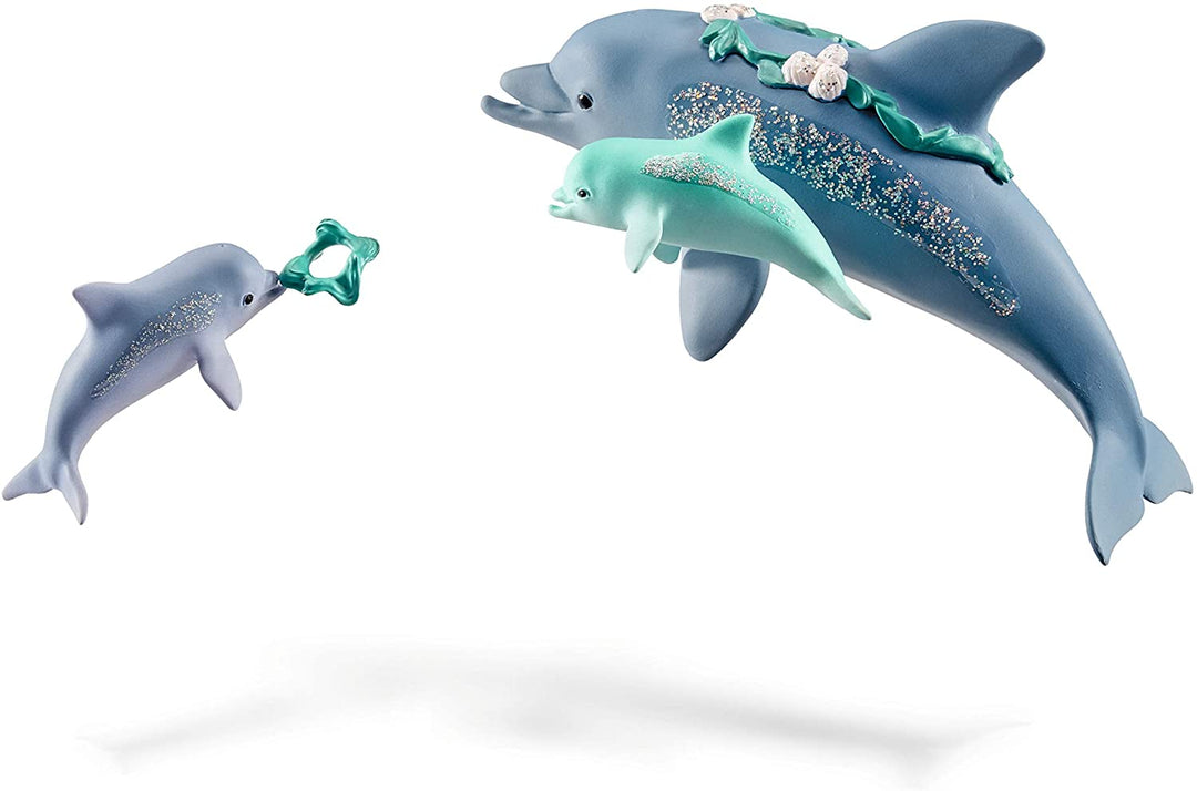 Schleich 41463 Dolphin Mum with Babies Figure