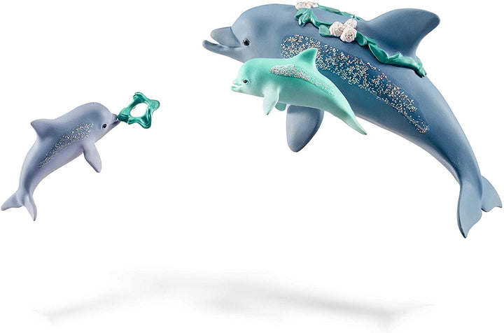 Schleich 41463 Figura delfín Mamá con bebés