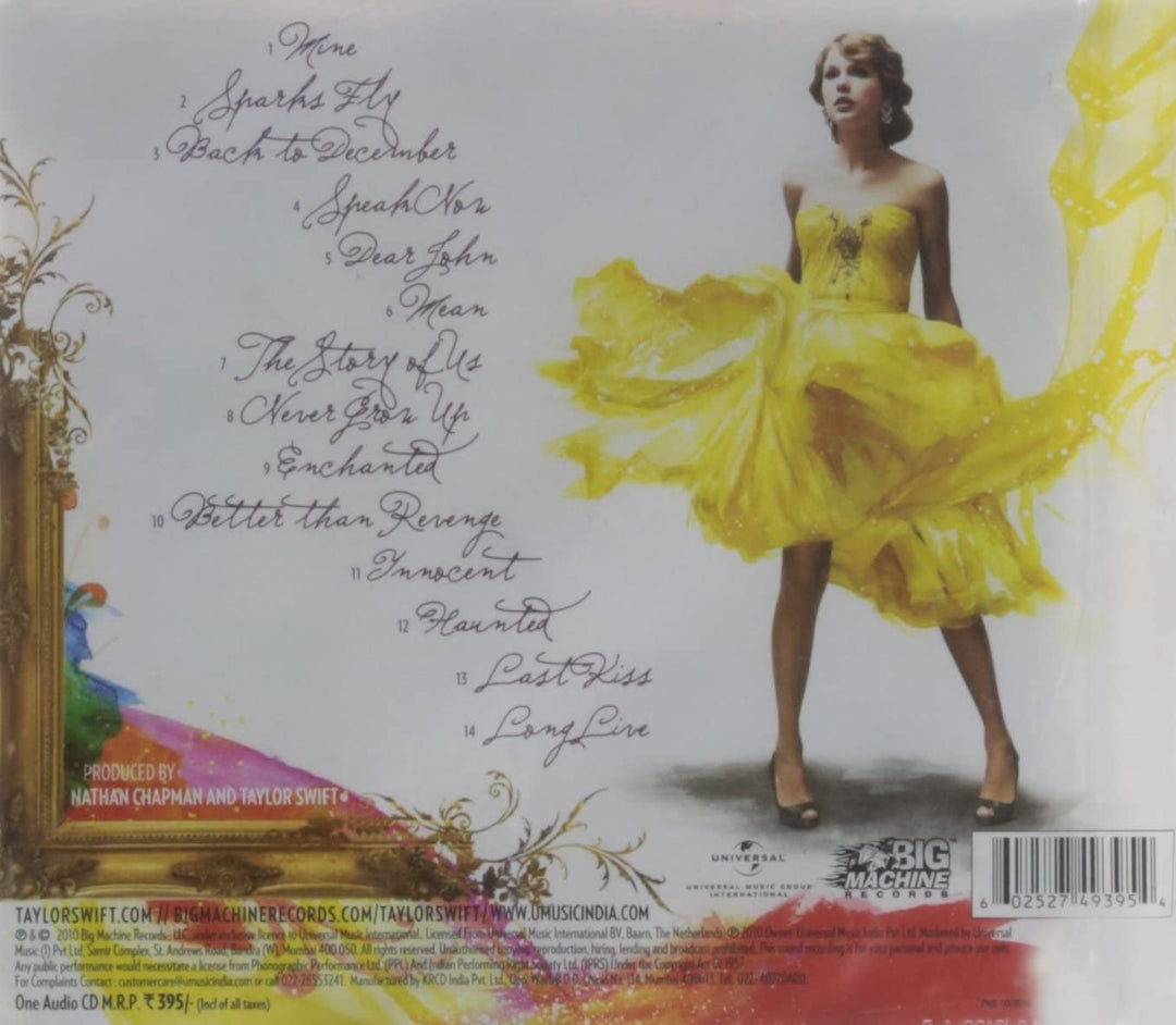 Speak Now – Taylor Swift [Audio-CD]