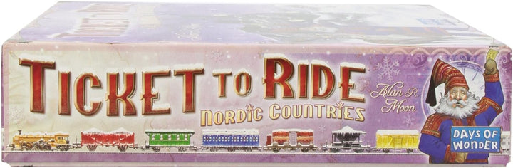 Days of Wonder | Ticket to Ride Nordic Countries Board Game | Ages 8+ | For 2 to 3 players | Average Playtime 30-60 Minutes