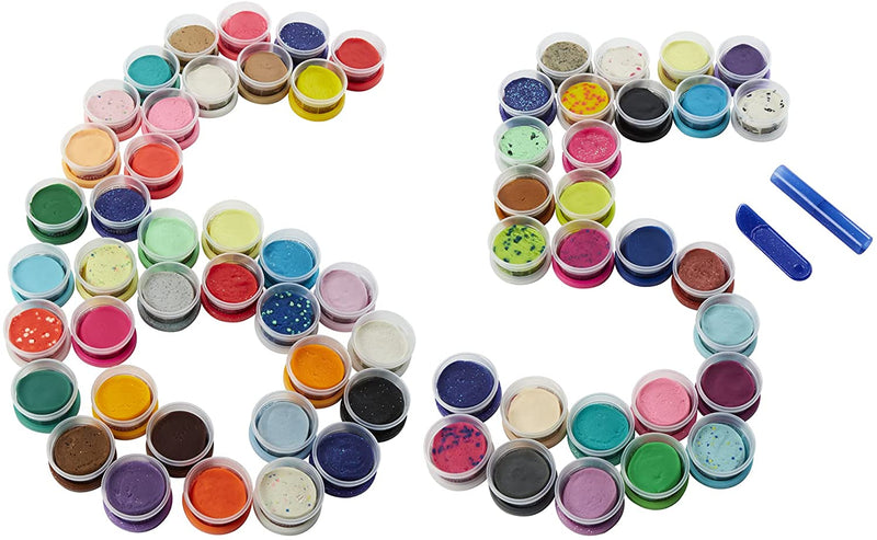 Play-Doh Ultimate Color Collection 65-Pack of Assorted Modeling Compounds for Kids 3 Years and Up, Non-Toxic, Fun Size 1-Ounce Cans