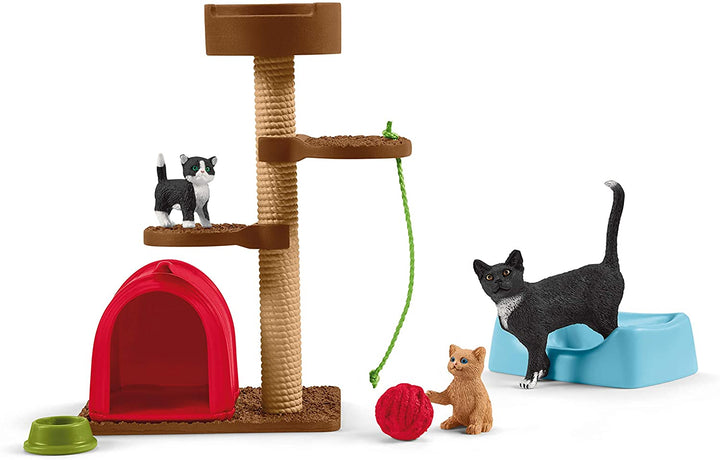 Schleich 42501 Playtime for Cute Cats Farm World