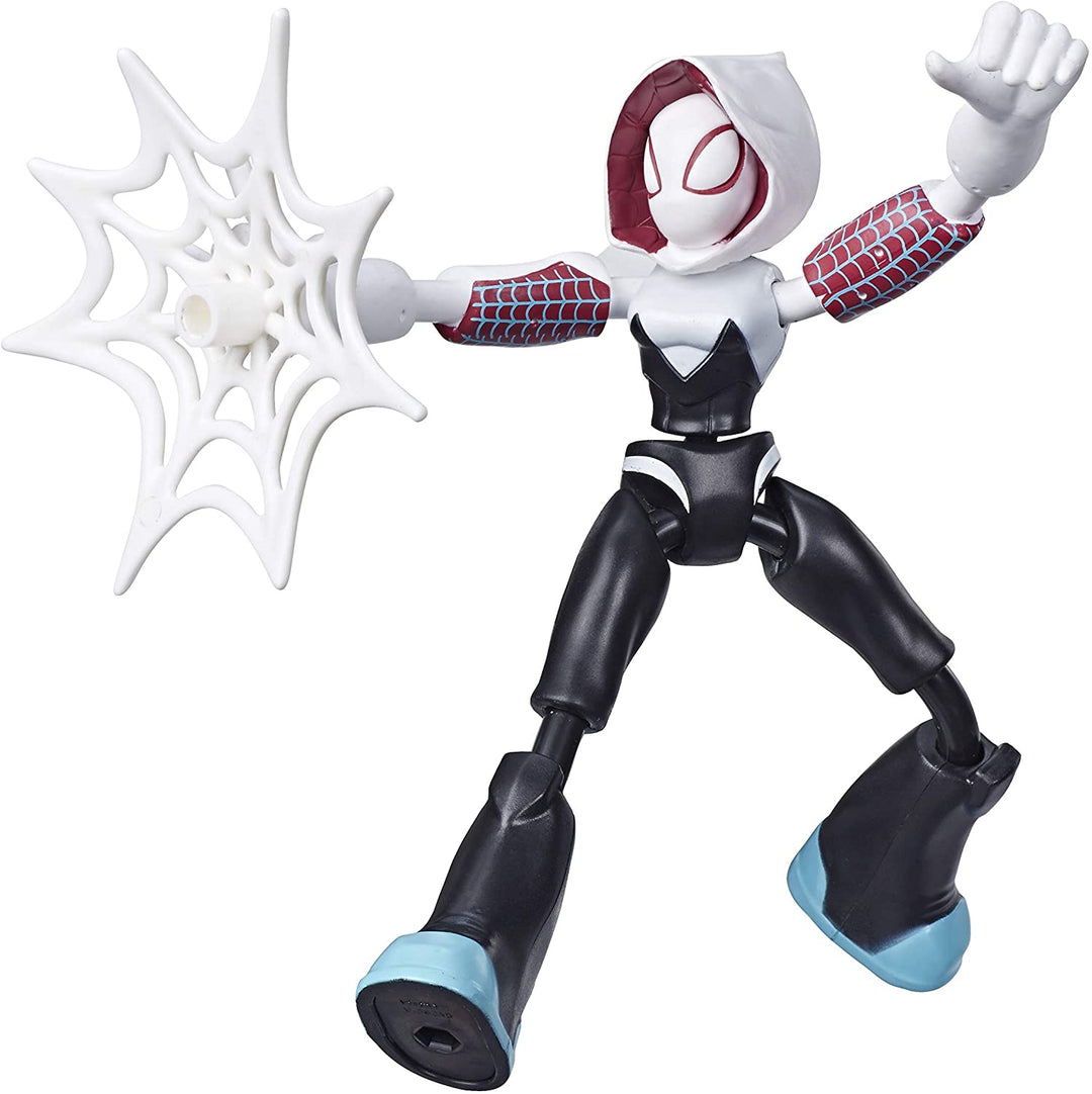 Spider-Man Marvel Bend and Flex Ghost-Spider Action Figure Toy 15-cm flessibile