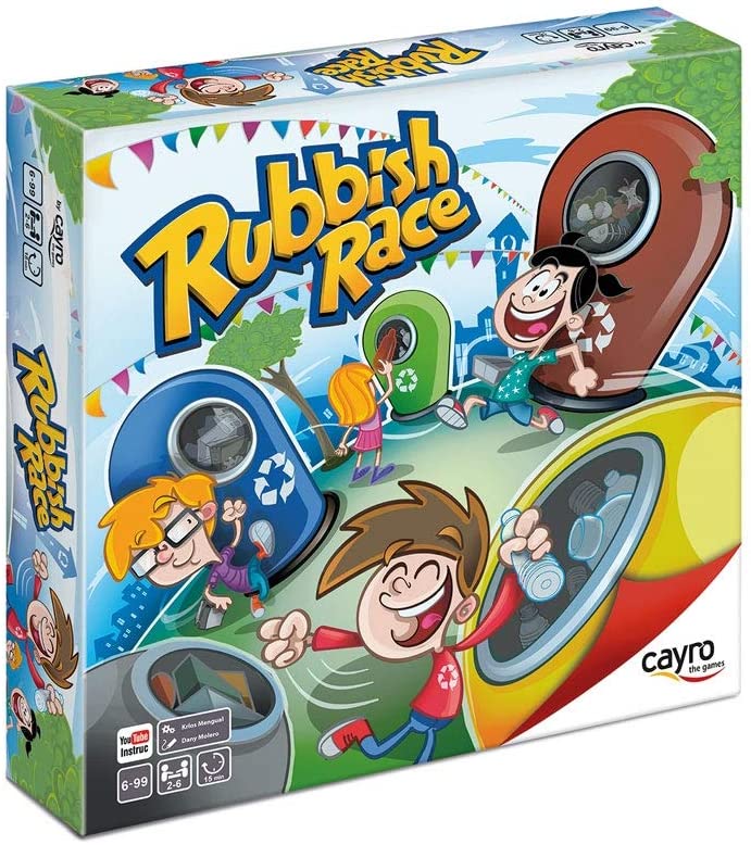 Cayro - Rubbish Race - Board Game - Eco-friendly Educational Game - Environmental Game (343)
