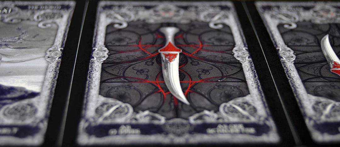 Fournier Nekro Tarot Cards 12cm Black